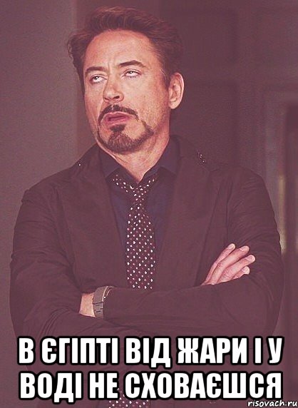  в єгіпті від жари і у воді не сховаєшся, Мем твое выражение лица