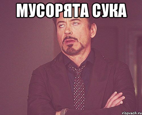 мусорята сука , Мем твое выражение лица