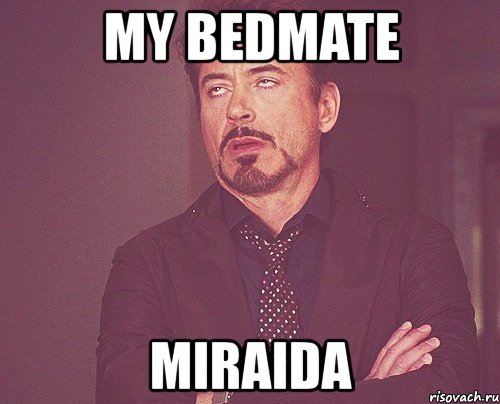 my bedmate miraida, Мем твое выражение лица