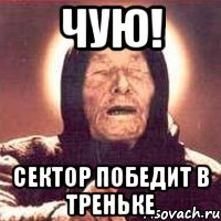 чую! сектор победит в треньке, Мем Ванга (цвет)