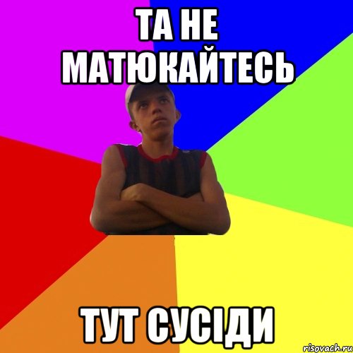 та не матюкайтесь тут сусіди, Мем Ваня