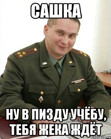 сашка ну в пизду учёбу, тебя жека ждёт, Мем Военком (полковник)