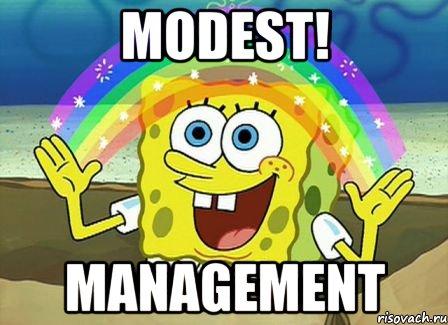 modest! management, Мем Воображение (Спанч Боб)