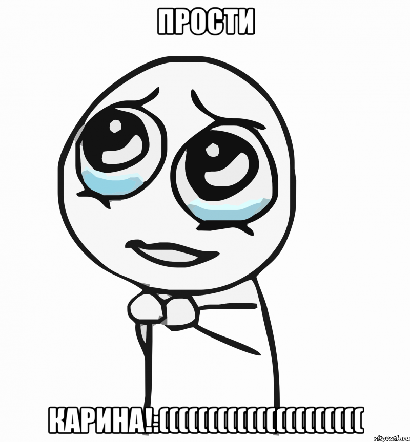 прости карина!:(((((((((((((((((((((, Мем  ну пожалуйста (please)