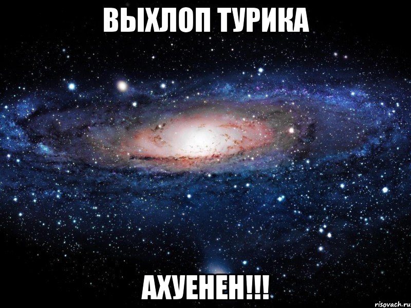 выхлоп турика ахуенен!!!, Мем Вселенная