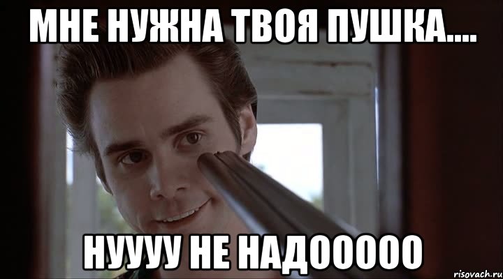 мне нужна твоя пушка.... нуууу не надооооо, Мем Встретил отца своей девушки