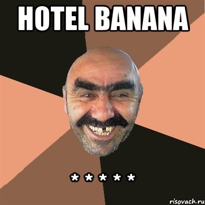 hotel banana * * * * *, Мем Я твой дом труба шатал