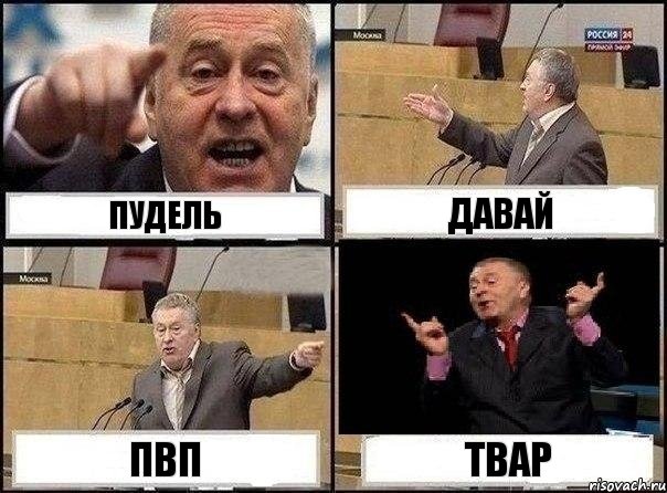 пудель давай пвп твар, Комикс Жириновский клоуничает