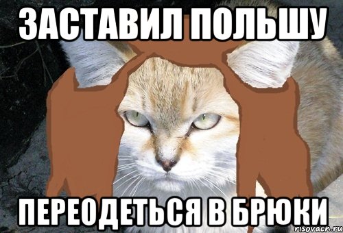 заставил польшу переодеться в брюки
