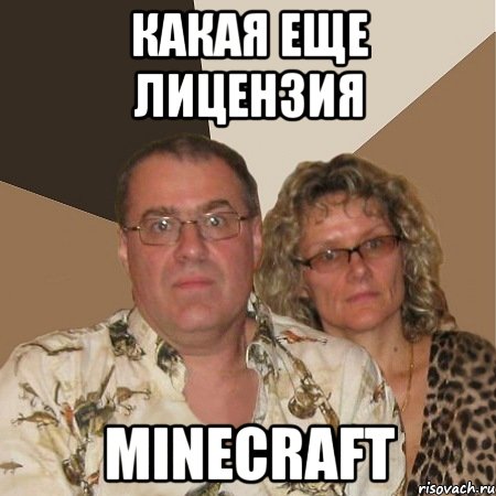 какая еще лицензия minecraft