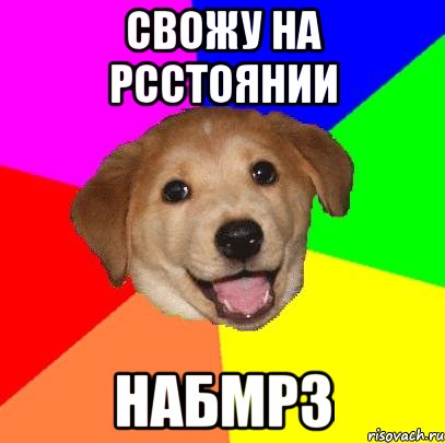 свожу на рсстоянии набмр3, Мем Advice Dog