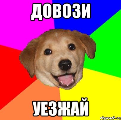 довози уезжай, Мем Advice Dog