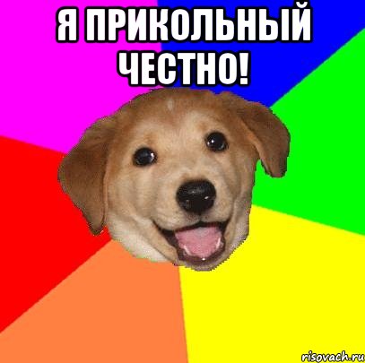 я прикольный честно! , Мем Advice Dog