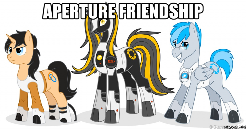aperture friendship , Мем aperature