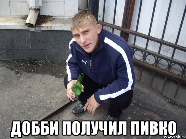  добби получил пивко