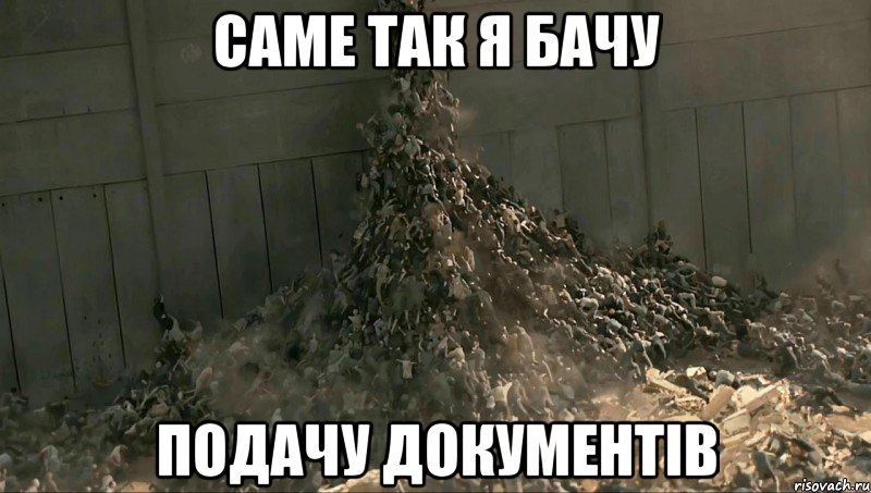 саме так я бачу подачу документів, Мем c