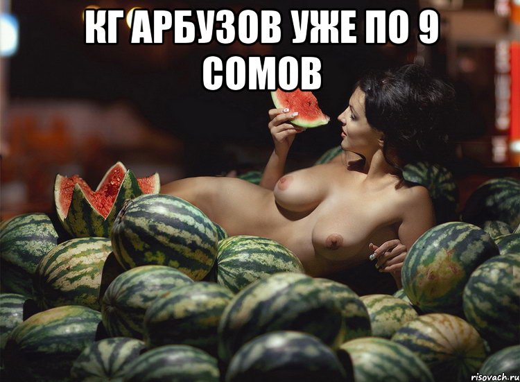 кг арбузов уже по 9 сомов , Мем диня
