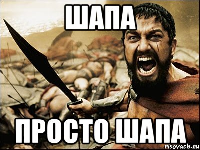 шапа просто шапа, Мем Это Спарта