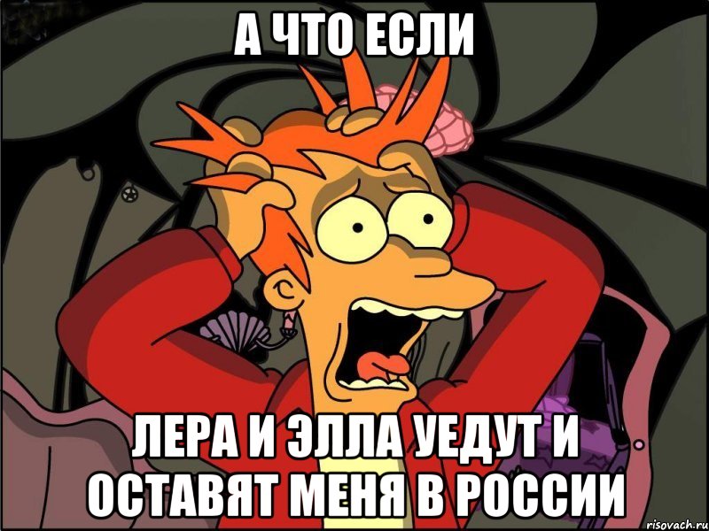 а что если лера и элла уедут и оставят меня в россии, Мем Фрай в панике