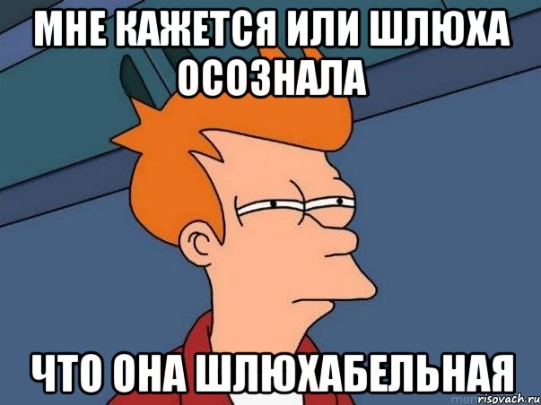 мне кажется или шлюха осознала что она шлюхабельная, Мем  Фрай (мне кажется или)