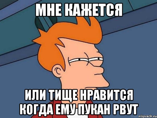 мне кажется или тище нравится когда ему пукан рвут, Мем  Фрай (мне кажется или)