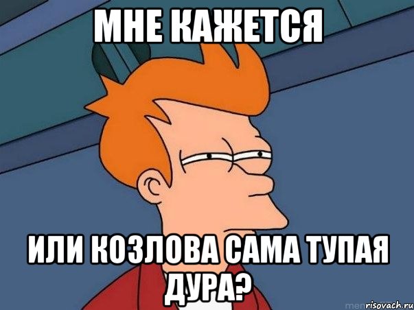 мне кажется или козлова сама тупая дура?, Мем  Фрай (мне кажется или)