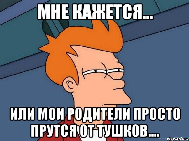 мне кажется... или мои родители просто прутся от тушков...., Мем  Фрай (мне кажется или)