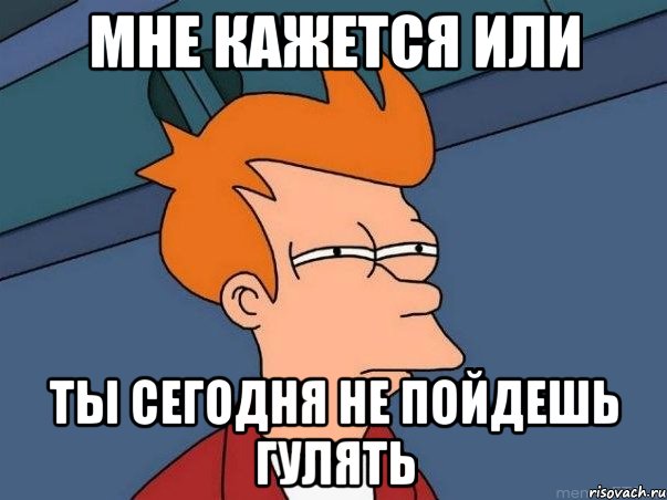 мне кажется или ты сегодня не пойдешь гулять, Мем  Фрай (мне кажется или)