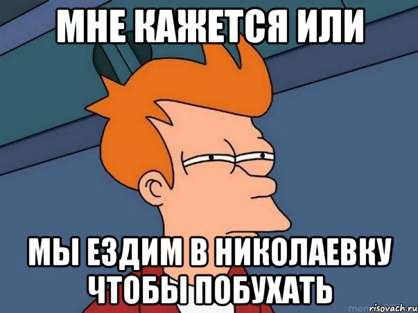 мне кажется или мы ездим в николаевку чтобы побухать, Мем  Фрай (мне кажется или)