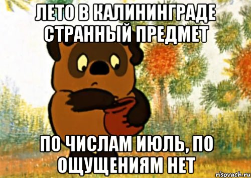 лето в калининграде странный предмет по числам июль, по ощущениям нет, Мем фывамвымы