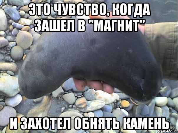это чувство, когда зашел в "магнит" и захотел обнять камень, Мем ghjghj