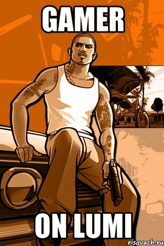 gamer on lumi, Мем GTA