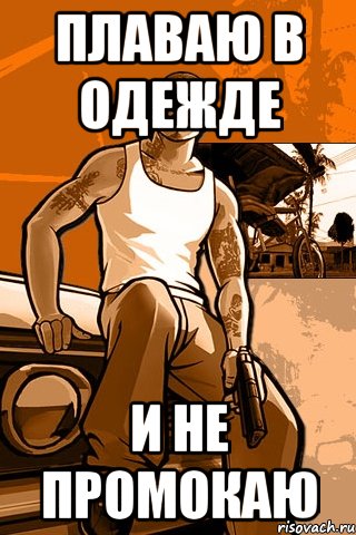 плаваю в одежде и не промокаю, Мем GTA