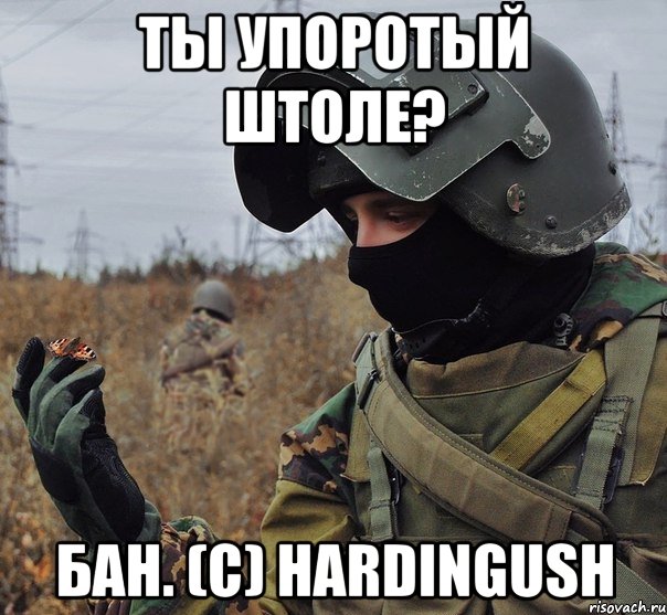 ты упоротый штоле? бан. (с) hardingush