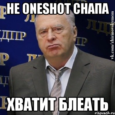 не oneshot снапа хватит блеать, Мем Хватит это терпеть (Жириновский)