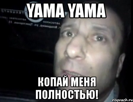 yama yama копай меня полностью!, Мем Ломай меня полностью