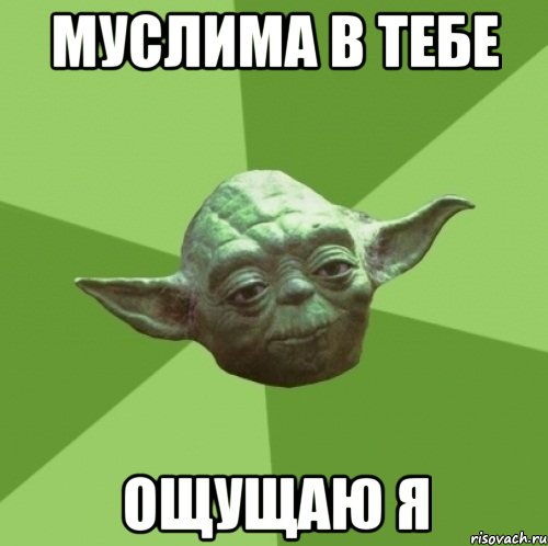 муслима в тебе ощущаю я