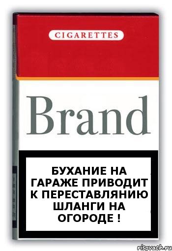 бухание на гараже приводит к переставлянию шланги на огороде !, Комикс Минздрав