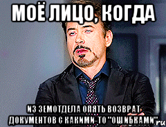 моё лицо, когда из земотдела опять возврат документов с какими-то "ошибками", Мем мое лицо когда