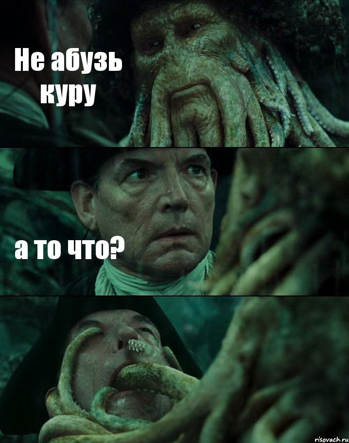Не абузь куру а то что? , Комикс Пираты Карибского моря