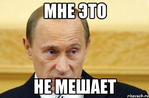 мне это не мешает, Мем путин