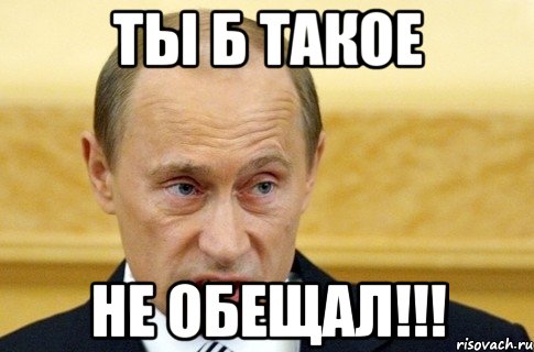 ты б такое не обещал!!!, Мем путин