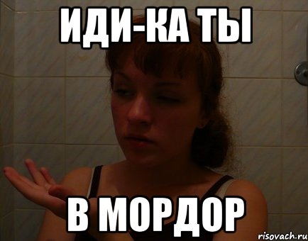 иди-ка ты в мордор, Мем Саня