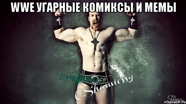 wwe угарные комиксы и мемы , Мем Шеймус