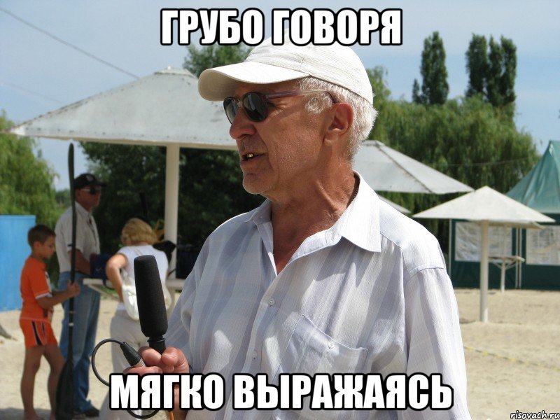 грубо говоря мягко выражаясь, Мем тип