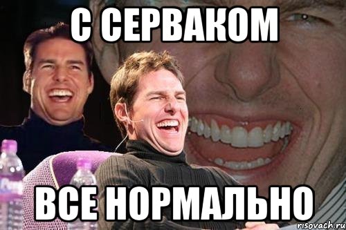 с серваком все нормально, Мем том круз