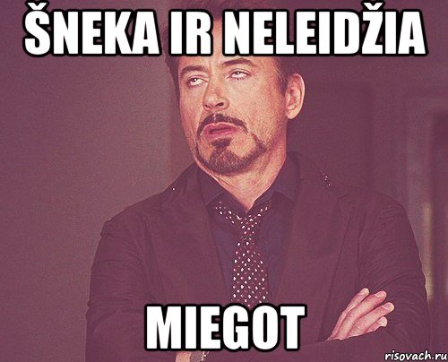 šneka ir neleidžia miegot, Мем твое выражение лица