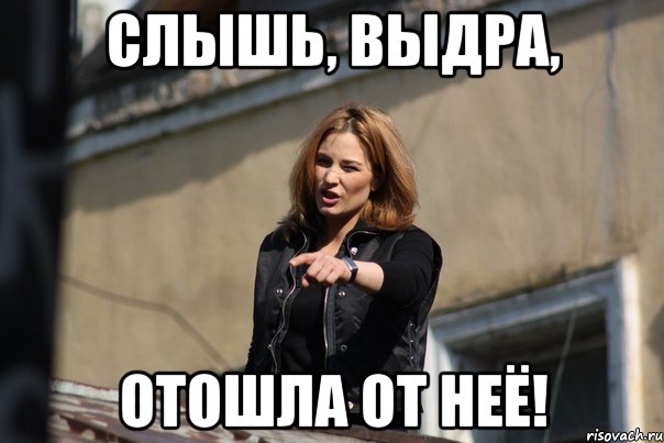 слышь, выдра, отошла от неё!, Мем Власова