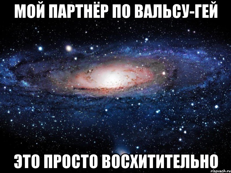 мой партнёр по вальсу-гей это просто восхитительно, Мем Вселенная