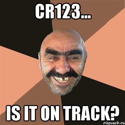 cr123... is it on track?, Мем Я твой дом труба шатал